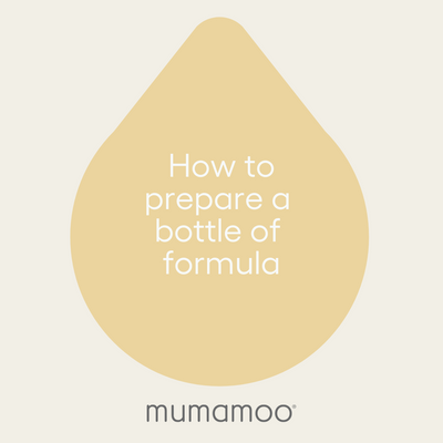 How to prepare a bottle of formula